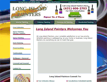 Tablet Screenshot of long-island-painters.com